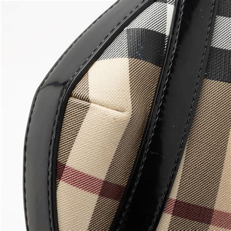 Burberry Super Nova Check Larkin Hobo 